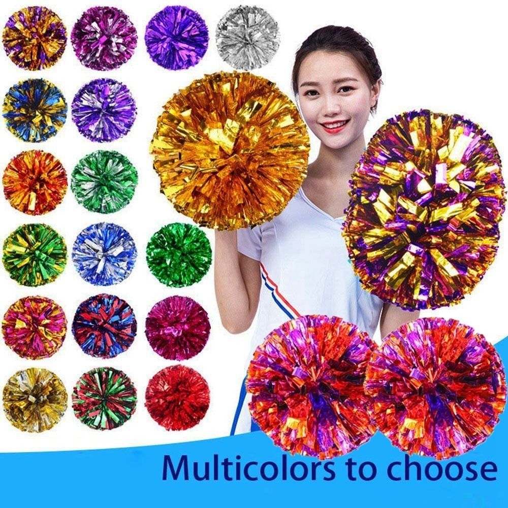 Cheerleading Pom Pom - พู่เชียร์กีฬา 30 ซม. หลากสี แบบสี่นิ้ว วัสดุ
