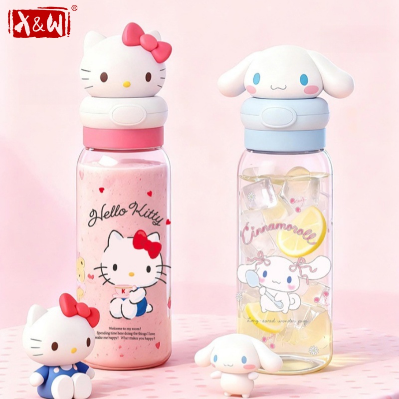 X Sports Equipment - แก้วน้ำ X&W Sanrio 550 มล. ลายการ์ตูน