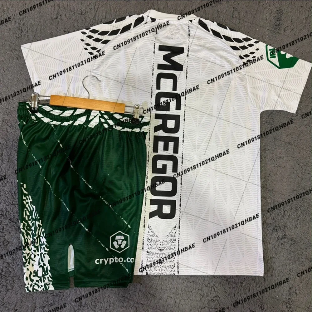 Sports Equipment Set - ชุดเสื้อยืดและกางเกงขาสั้นสำหรับฤดูร้อน ลาย Conor McGregor สำหรับกีฬา MMA