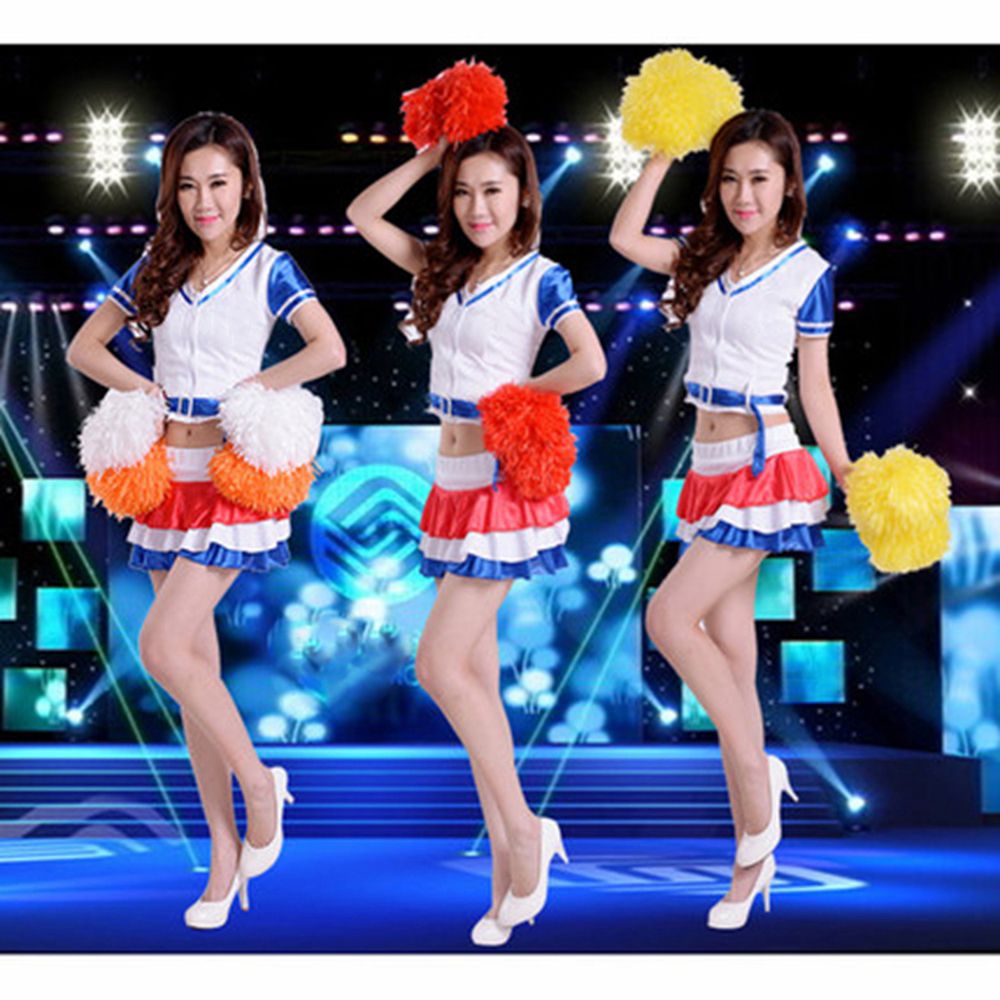 พู่เชียร์ลีดเดอร์แบบสองรู สำหร - Cheerleading Pom Pom บทวิจารณ์และราคา