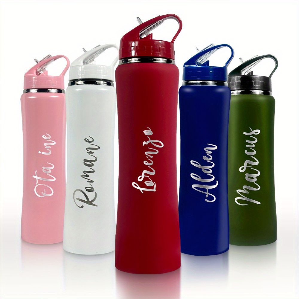 ขวดน้ำพร้อมหลอดดูดสลักชื่อส่วน - Sports Equipment With Names บทวิจารณ์และราคา