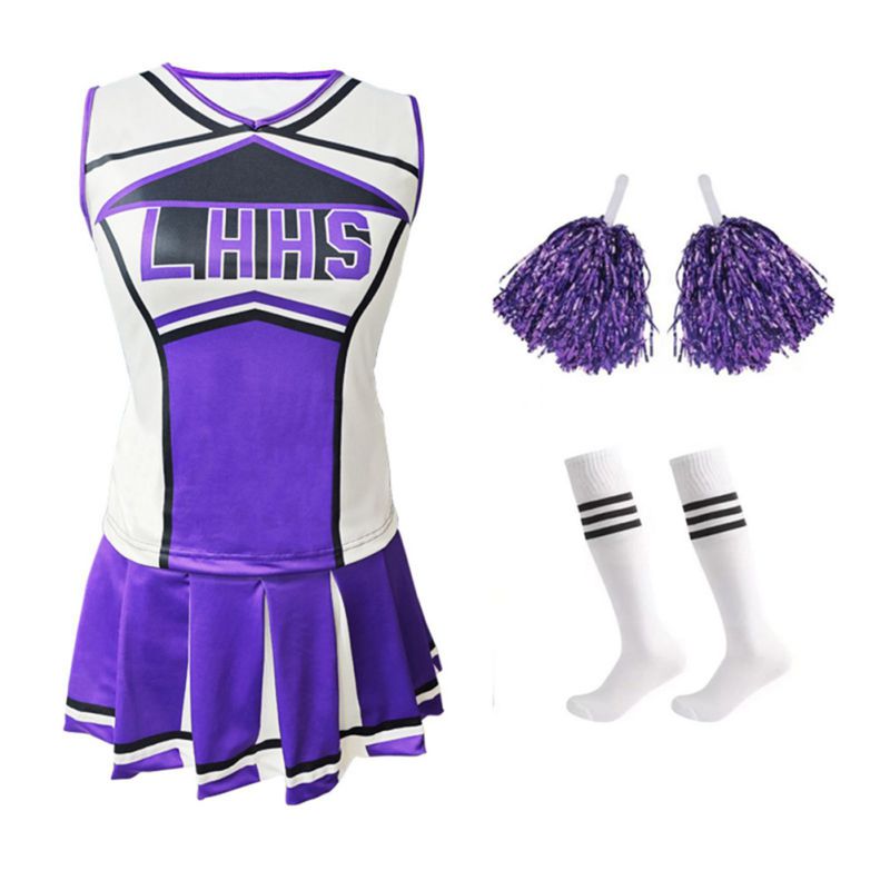 ผู้หญิงเชียร์ลีดเดอร์เครื่องแต - Cheerleading Pom Pom บทวิจารณ์และราคา