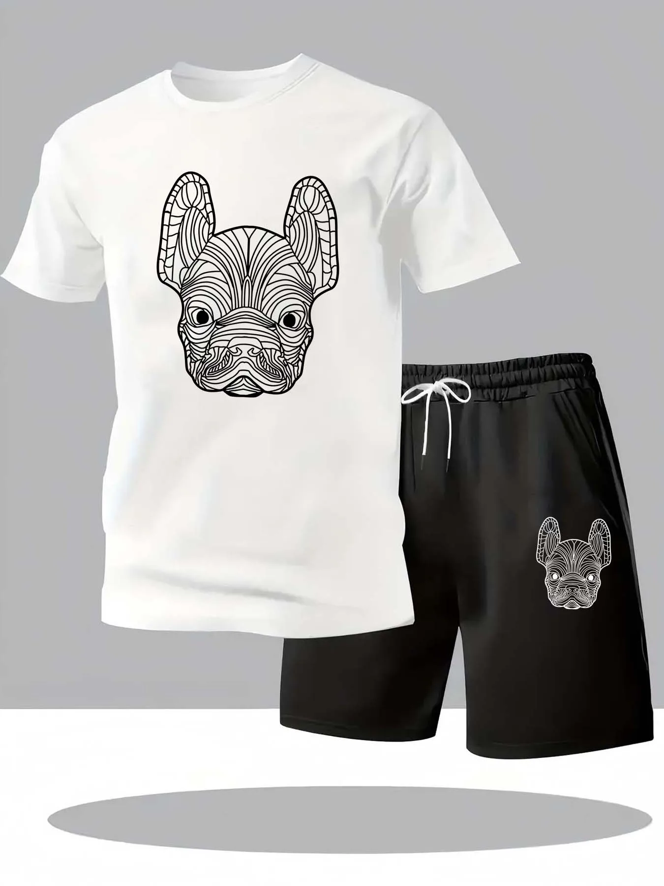 ฤดูร้อนผู้ชายเสื้อยืดแขนสั้นลำ - Sports Equipment Set บทวิจารณ์และราคา