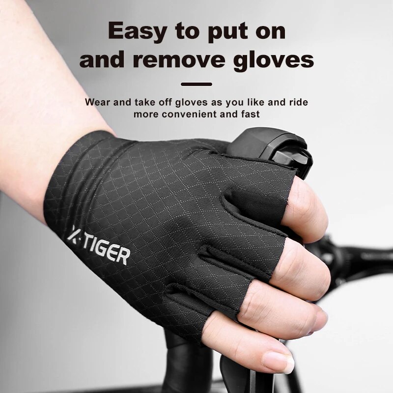 X-TIGER ถุงมือขี่จักรยานครึ่งน - X Sports Equipment บทวิจารณ์และราคา