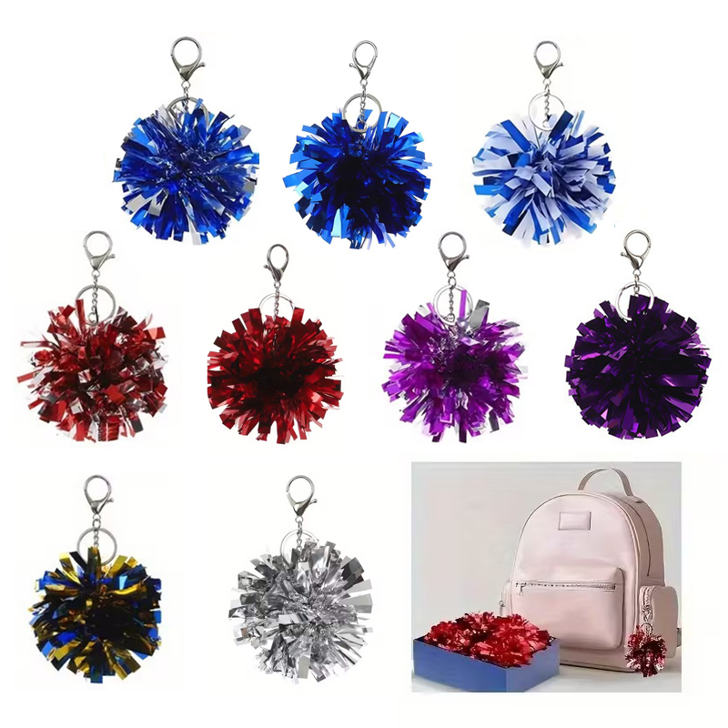 พวงกุญแจพู่เชียร์สีสันสดใส พวง - Cheerleading Pom Pom บทวิจารณ์และราคา